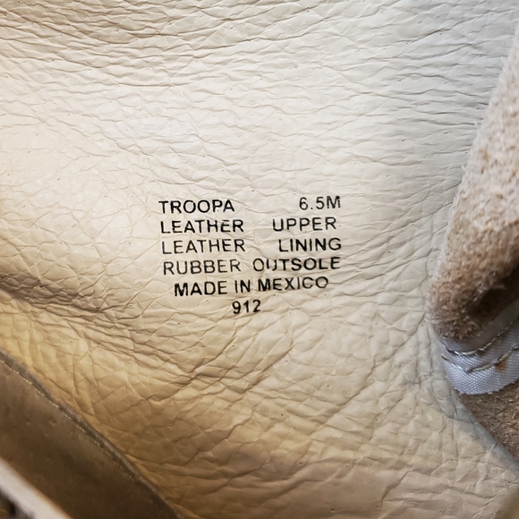 Steve Madden Military-Inspired Lace up w/ Zipper Leather Boots. Size 6.5. Tan - Picture 12 of 15